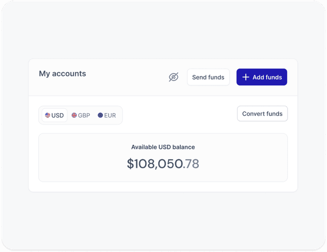 accounts dashboard